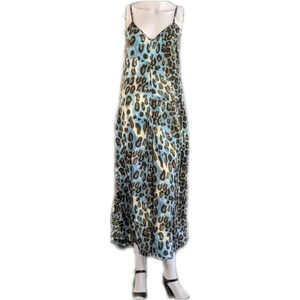 Raga Anthropologie Brand Leopard Print Palazzo Capri Jumpsuit